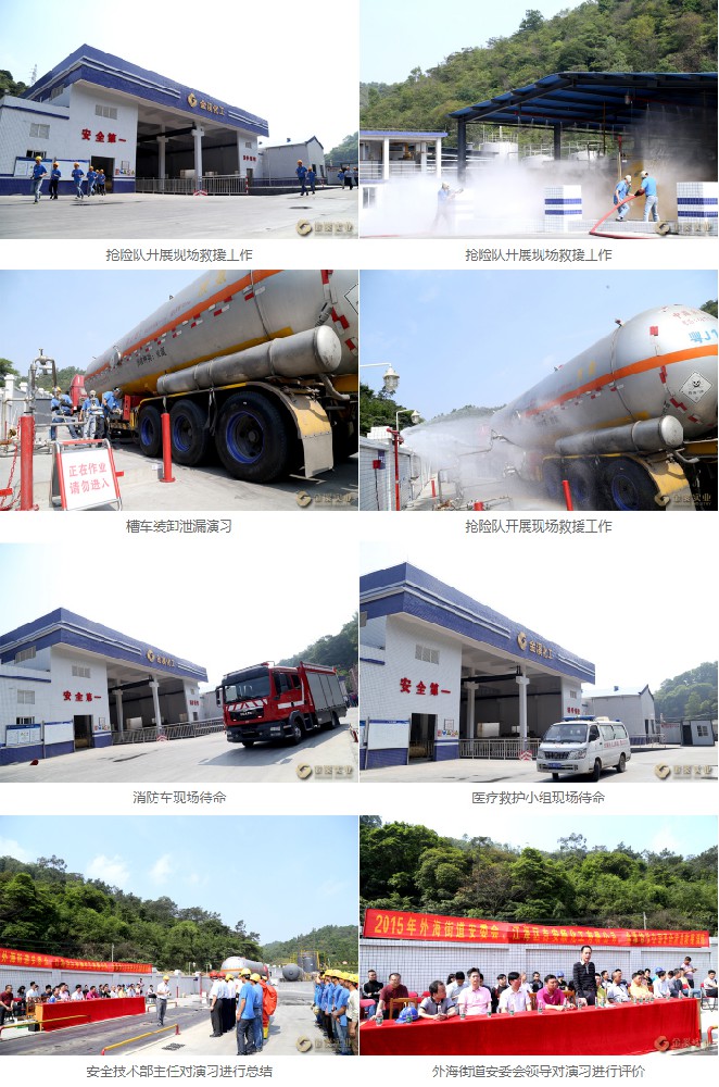 外海街道安委會、吉安順化工、金溪貨運聯(lián)合舉辦應(yīng)急救援演練